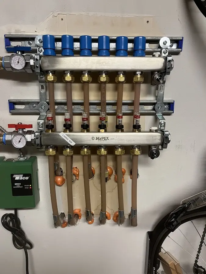 Plumber performing Leak Detection at a residential property in Aspen Hill